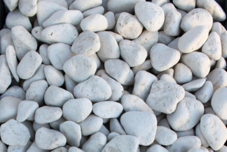 Белая галька галтовка (20-40 мм.)  купить в Архангельске от производителя, без посредников